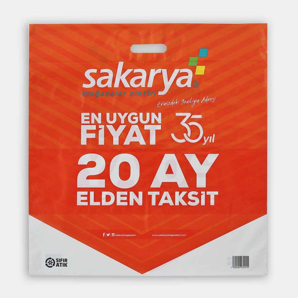 50×60 cm – Takviyeli Baskılı Poşet